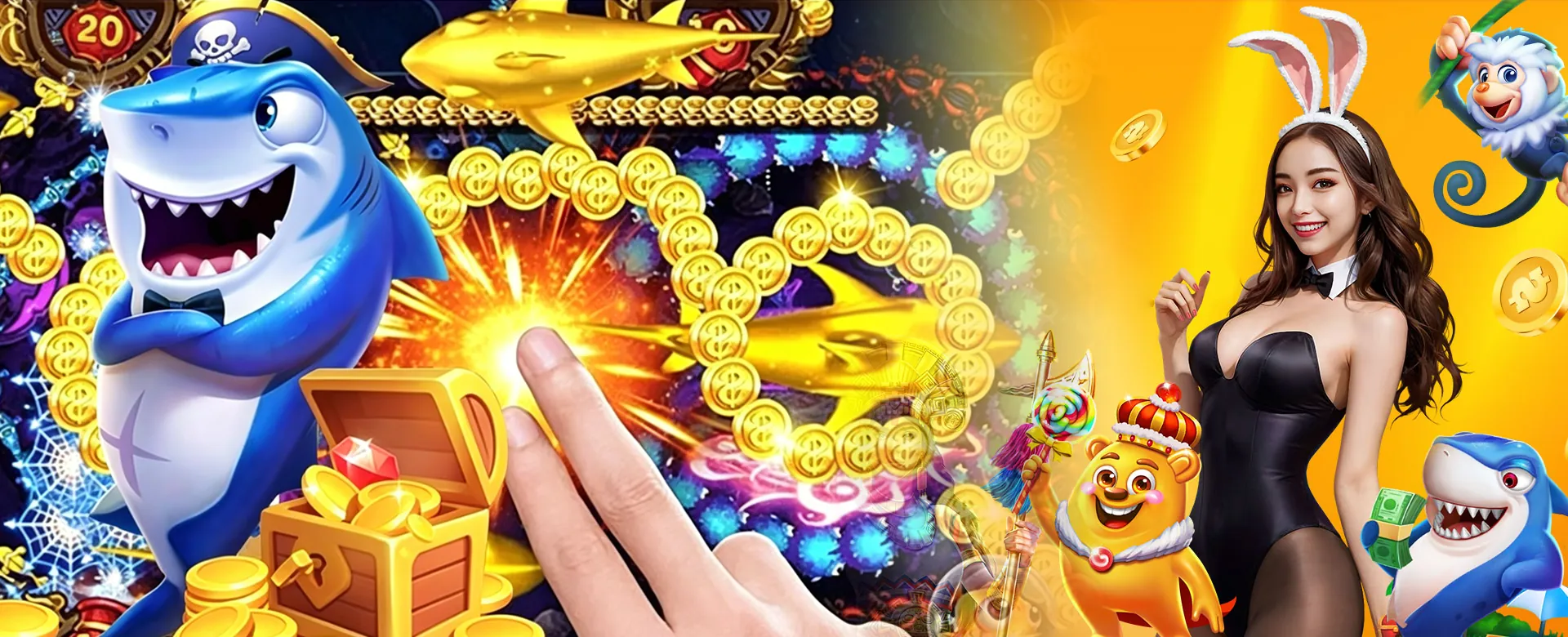Dynamic image representing playtime online casino customer support in the Philippines